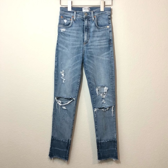 \AGOLDE\• Ruby Super High Rise Slim Straight - Picture 2 of 15